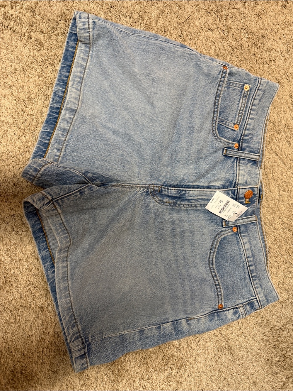 J. Crew Factory Light Blue Denim Jean Shorts